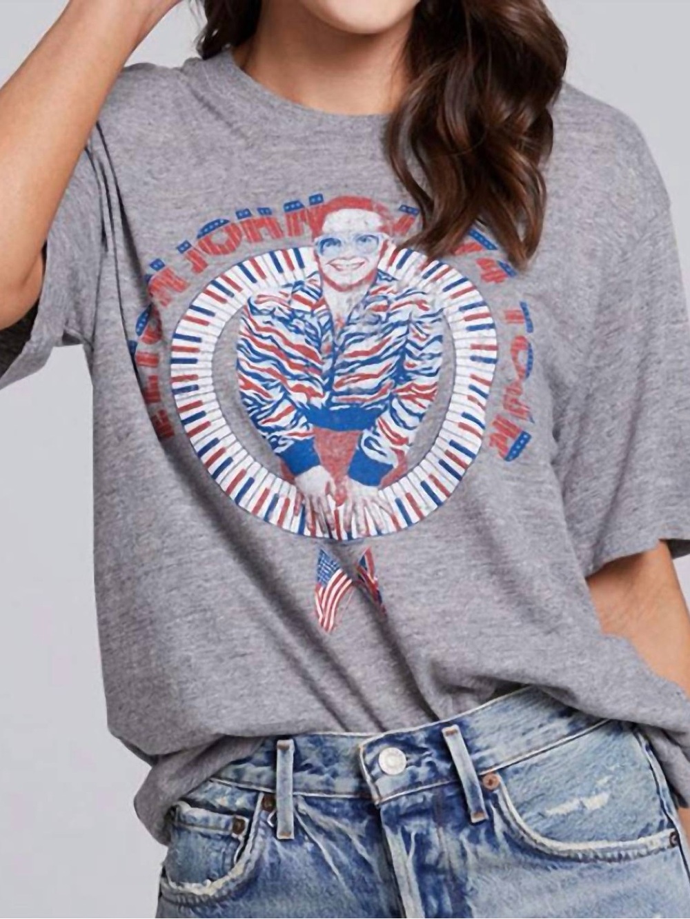 Chaser - Elton John - 1974 Tour Tee, Sz M, NWT